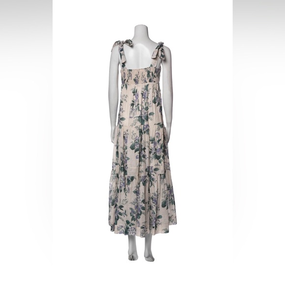 Zimmermann Cassia Midi Dress Hydrangea Floral Size 2 - Picture 2 of 4